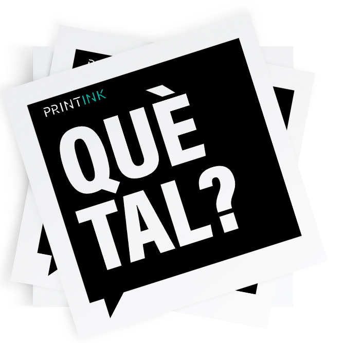 Flyers cuadrados laminados