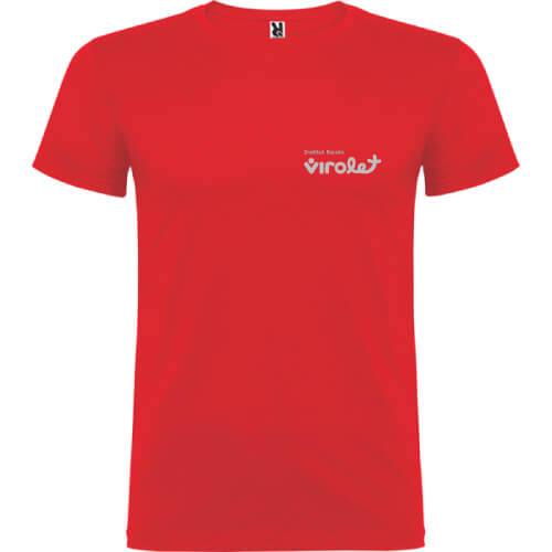 Camiseta Virolet manga corta roja