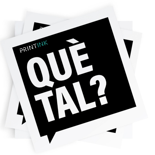 Flyers cuadrados laminados